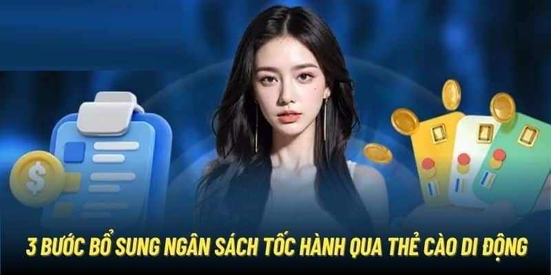 Nạp tiền bằng thẻ cào cực kỳ tiện lợi